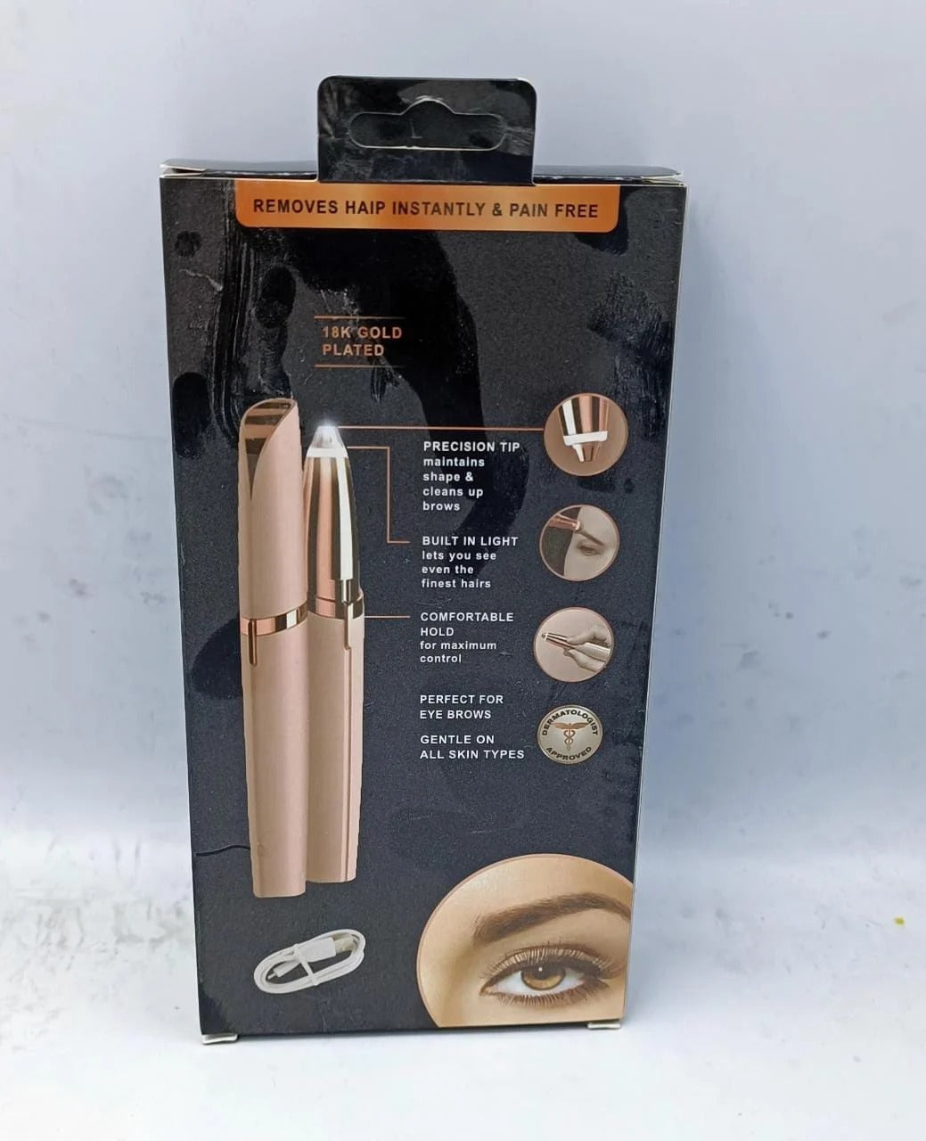 💅✨ Flawless Brows Electric Hair Remover – Perfect Eyebrows Every Day! | جهاز إزالة شعر الحواجب – حواجب مثالية بدون ألم